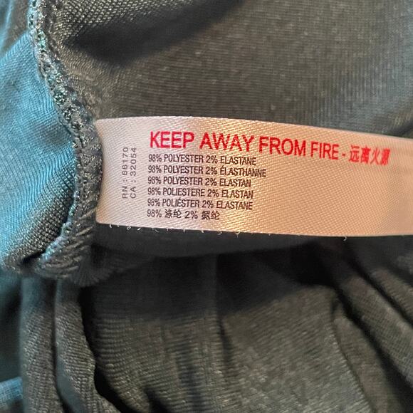 Intimately Free People Turnt Bodysuit Top Womens Medium Pine Green Faux Wrap - Picture 8 of 10